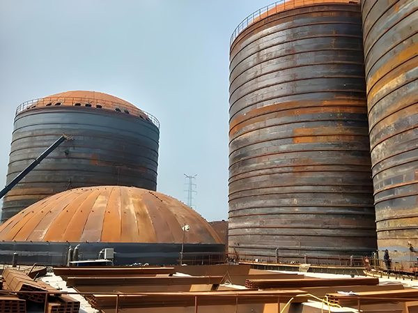 毛阳镇焦粉钢板仓